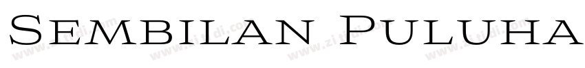 Sembilan Puluhan Re字体转换